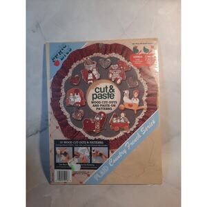 Plaid Apple Bits Cut & Paste Country French Series Wood Cut Outs Backyard Babies